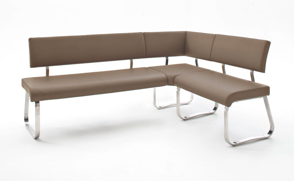 Eckbank Arco Cappuccino Leder 200 X 150 Cm