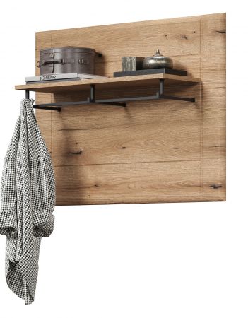 Garderobenpaneel Marlon in Evoke Eiche Wandgarderobe 91 x 70 cm