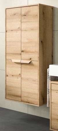 Badezimmer Midischrank Celia in Evoke Eiche Badschrank mit Soft-Close hngend / stehend