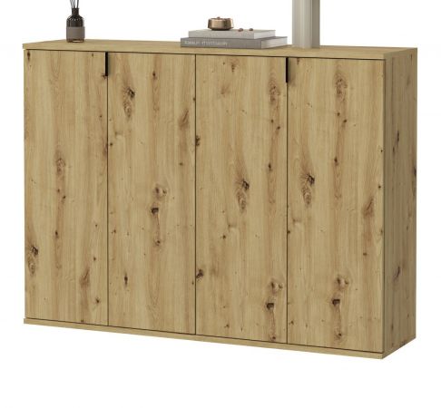 Kommode Line-Up in Artisan Eiche Sideboard Mehrzweckschrank 122 x 99 cm