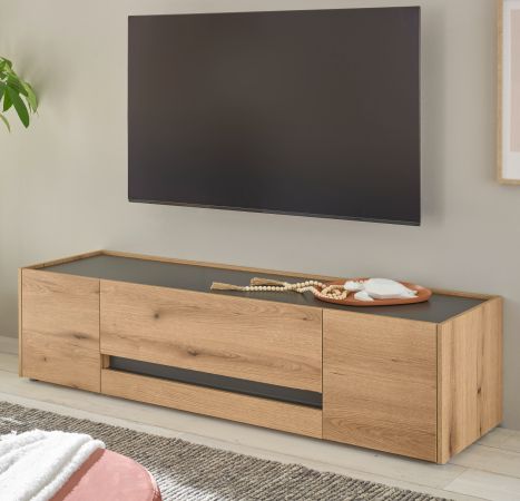 TV-Lowboard Center in Evoke Eiche und grau TV-Unterteil 170 cm