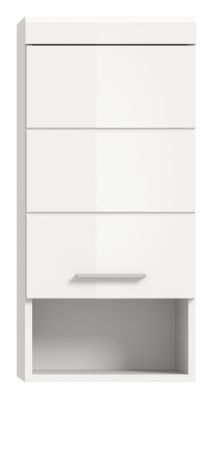 Badezimmer Hngeschrank Shawn in wei Hochglanz Badschrank hngend 37 x 79 cm