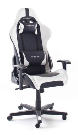 und Bürostuhl DX-Racer Gaming schwarz Stuhl weiß
