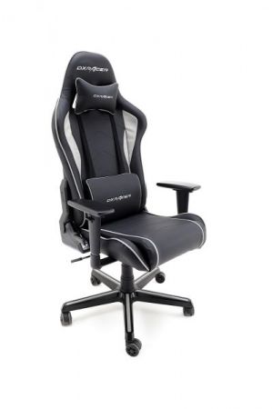 / P08-NW DX-Racer Stuhl schwarz weiß Gaming Kunstleder