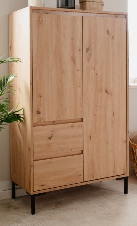 Highboard Bastia in Artisan Eiche Anrichte 81 x 139 cm