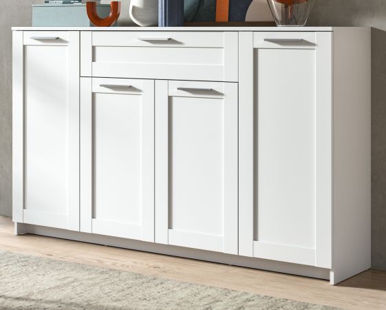 Sideboard Maciel in wei Wohn- und Esszimmer Kommode 156 x 95 cm