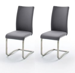 Braun x Freischwinger Stuhl 2 Leder Arco